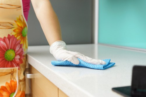 Professional move in cleaning preparation in a Knightsbridge property