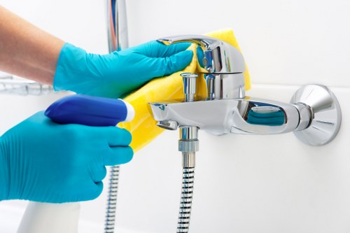 Local technician treating pet urine marks on upholstery in Knightsbridge