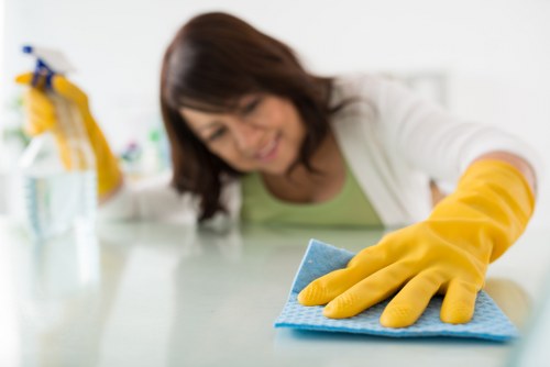 Careful terrace cleaning for a Knightsbridge residence