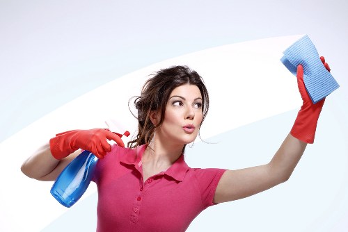 Domestic cleaning routine in a Knightsbridge townhouse living room